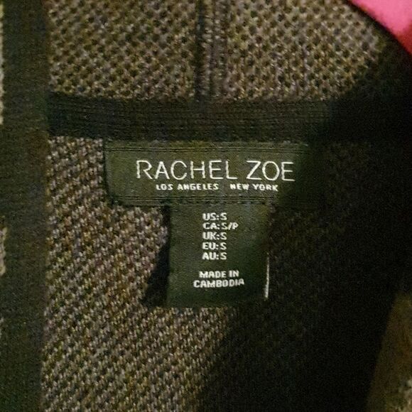 Rachel Zoe Hooded Camo Open Cardigan sz S - Picture 3 of 4